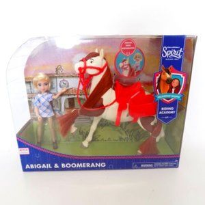 Dream Works Just Play Spirit Riding Free Abigail + Boomerang Horse Toy Doll Set